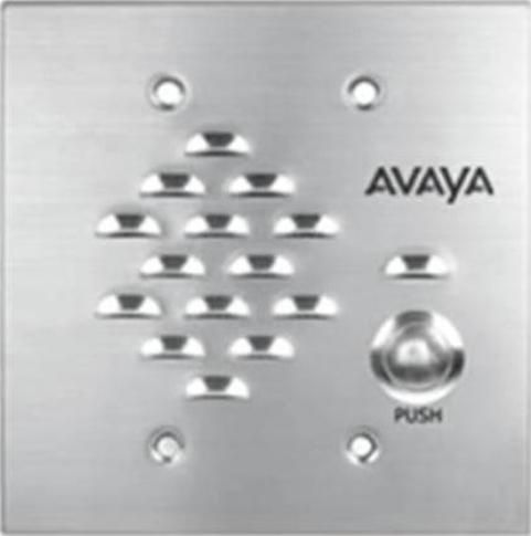 Avaya 408466555 Paging Analog Door or Gate Phone Speaker made by Bogen for Avaya, Door Box Luads, Avaya Partner ACS 408466555-5324-00, Hands-free door phone unit, Weather resistant enclosure, Indoor and Outdoor applications, Connects directly to an available spare extension port, Push Button to ring Door Phone Extension telephones, Two-way hands-free voice communication (408466555 4084-66555 4084 66555)