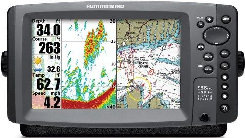 Humminbird 408690-1 Model 958c HD Combo, 8in Color Wide Screen 16:9 Color TFT 480V x 800H, Fishfinder and GPS, DualBeam 200/83KHz PLUS sonar with 1000 Watts RMS and up to 8000 Watts PTP power output, 600 ft Depth, 3000 Waypoints, 50 Routes, 50 Tracks w/20000 points each, Switchfire Sonar, UPC 082324038655 (4086901 408690 1 40869-01 4086-901 408-6901 958CHD 958C-HD)