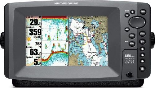 Humminbird 409010-1 Model 858c HD Combo Fishfinder GPS System, 7.0