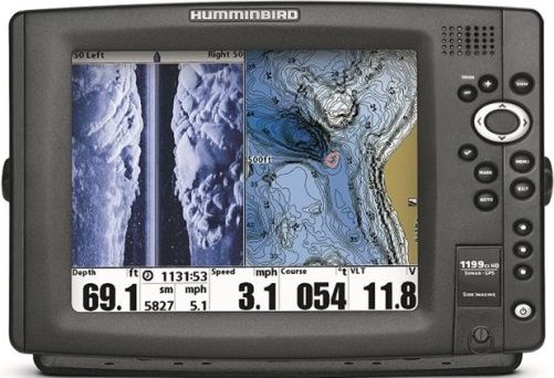 Humminbird 409230-1 Model 1199ci HD SI Combo Fishfinder, 10.4