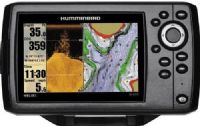 Humminbird 409640-1 model Helix 5 DI GPS Fishfinder, 5" diagonal LED-backlit display, 800 x 480 Display Size, Color TFT Display Type, 256 Display Colors, 2500 Stored Waypoints, 45 Stored Routes, 50/20000 Tracks/Points, 615 mA Power Draw, Display provides bright, clear color images for easy viewing in harsh sunlight, Shows temperature in Fahrenheit and Celsius, Screen snap shot, Sonar recording, UPC 082324045318 (409640-1 409640 1 4096401) 