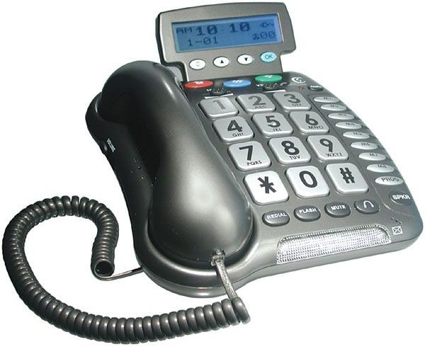 ClearSounds 40XLC Amplified Freedom Phone With Caller ID For The Hearing Impaired, Amplified Phone with Caller ID and Speakerphone  (CLS-40XLC, 40X-LC, 40-XLC, 40XL)