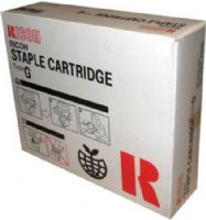 Ricoh 410133 Staple Cartridge Type G for use with Aficio 1022, 1027, 1035, 1035P, 1045, 1045P, 2022, 2022SP, 2027, 3025, 3025P, 3025SP, 3025SPF, 3025SPI, 3030, 3030P, 3030SP, 3030SPF, 3030SPI, AP3200, AP4510, MP2510, MP2510P, MP2510PF, MP2510SP, MP2510SPF, MP2510SPI, MP3010, MP3010P, MP3010SP, MP3010SPF, MP3010SPFI and MP3010SPI Printers; UPC 708562004121 (41-0133 410-133 4101-33)  