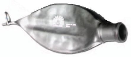 SunMed 4-1041-05 Breathing Bag Ohio Type Flat 1/2 Liter 22mm Bushing, Latex free, Reusable (4104105 4 1041 05)
