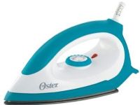 Oster 4112-013 Non-stick Dry Iron, Polished aluminum base, Variable temperature control for different fabrics, Indicator light ready to use, Ergonomic handle for a comfortable grip (4112013 4112 013 411-2013 GCSTBV4112-013) 