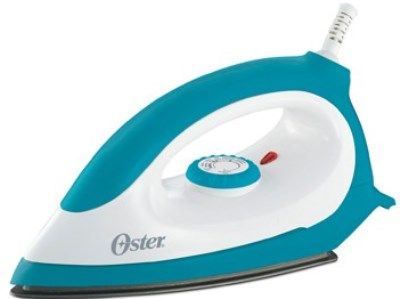 Oster 4112-013 Non-stick Dry Iron, Polished aluminum base, Variable temperature control for different fabrics, Indicator light ready to use, Ergonomic handle for a comfortable grip (4112013 4112 013 411-2013 GCSTBV4112-013)