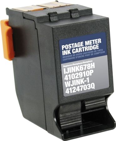 Hasler 4124703Q Model WJINK-1 Replacement Ink Cartridge for use with HaslerWhisperJet WJ135, WJ150, WJ180, WJ185 and WJ215 Mailing Machines, 31000 imprints with indicium only, New Genuine Original OEM Hasler Brand (412-4703Q 4124-703Q 41247-03Q 4124703)