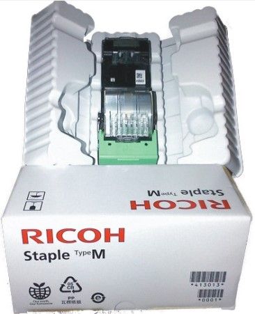 Ricoh 413013 Staple Cartridge Type M for use with Aficio MP9000, SR 5000, SR 5020, SR 5030 and SR 5040 Copy Machines; Includes 1 Cartridges with 5000 Staples Per Cartridge; UPC 708562053143 (41-3013 413-013 4130-13) 
