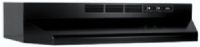 Broan 413623 Under Cabinet Range Hood, 36 Inch, Black, 120 Volts, 2.0 Amps, Installs as non-ducted only with charcoal filter, Accepts up to 75 watt light, Bulb not included, UPC 026715031078 (41-3623 41 3623) 
