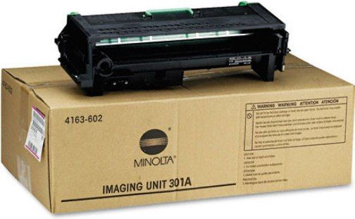 Konica Minolta 4163-602 Laser Toner Imaging Unit, Type 301A, Works with Minolta Dialta Di350, Di350f & Di351f, Approximately 80000 page yield, New Genuine Original OEM Konica MInolta Brand, UPC 708562451505 (4163602 4163 602)