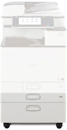 Ricoh 416952 Model PB3210 Two-Tray Paper Feed Unit for use with Aficio MP C2003 Color Multifunction, 1100 sheets (550 sheets x 2 trays) Tray Capacity, Paper Size 5.8