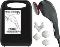 Wahl 4196-1701 Heat Therapy Therapeutic Massager; 5 interchangeable therapy attachments; Relieve everyday aches and pains with the benefits of a therapeutic massage; Can choose massage only, heat only, or combination of both, 2 vibration settings and 2 heat settings; Heat function penetrates deeply to soothe stiff and aching muscles; UPC 043917419664 (41961701 4196 1701 419-61701 41961-701) 