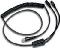 Honeywell 42203758-04E Coiled 7.7 ft (2.3m) Cable For use with 3800g 3800gPDF 3800i 3800r 3820 3820i 4800i and 4820i Barcode Scanners, RS232 TTL, D9 PIN F Connector,TX Data on Pin 2, External Power (4220375804E 42203758 04E) 