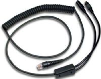 Honeywell 42206132-02E Scanner Cable For 3700 3800 3900 5700 Scanners, AT-PS/2 Cable, 9.2ft (2.8m) length, RoHS, Coiled, Wedge, Connector Mini DIN 6 Pin M/F (Hand Held Products 4220613202E 42206132 02E HHP-4220613202E) 