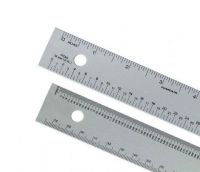 Alumicolor 4240-1 Aluminum Ruler 12"; Precision-made of anodized silver-colored aluminum with a hard tempered blade and an ultra smooth surface; Extremely durable and impervious to most solvents; Calibrated in inches, centimeters, pica, and points; Shipping Weight 0.13 lb; Shipping Dimensions 12.00 x 1.25 x 0.12 in; UPC 647020424012 (ALUMICOLOR42401 ALUMICOLOR-42401 ALUMICOLOR-4240-1 ALUMICOLOR/42401 42401 ARCHITECTURE) 