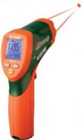 Extech 42512-NIST Dual Laser InfraRed Thermometer 30 in. Distance with NIST Certificate; Dual laser for accurate target; White backlit dual LCD display; Fast 0.15 second response time with Max display; Adjustable emissivity increases measurement accuracy for different surface; Adjustable High/Low set points with audible alarm alerts user when temperature exceeds the programmed set points; UPC: 793950455128 (EXTECH42512NIST EXTECH 42512 NIST THERMOMETER) 