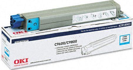 Premium Imaging Products MSOK96C-HC Cyan Toner Cartridge Compatible Okidata 42918903 For use with Okidata C9600n, C9600hdn, C9800hdn and C9800hn Printers, Estimated life of 15000 pages at 5% coverage for letter-size paper (MSOK96CHC MSOK96C HC MSO-K96C-HC)