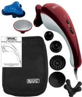 Wahl 4295-400 Hot-Cold Therapy Handheld Massager; Corded massager with variable intensity for light or intense massage; Comes complete with 7 attachment heads plus a heat and cold attachment; All packaged in a deluxe soft zippered storage case; Includes: Cold Attachment, Heat Attachment, Power Disc, Facial Attachment, Spot Attachment, Four-Finger Flex Attachment and Triad Attachment; UPC 043917429502 (4295400 4295 400 429-5400)  