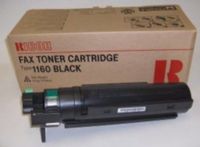 Ricoh 430347 Black Toner Cartridge Type 1160 for use with 1160L 3310L 4410L 4410NF laser fax machines, 5000 pages yield, New Genuine Original OEM Ricoh Brand, UPC 708562037808 (1160 43-0347 430-347 43034) 