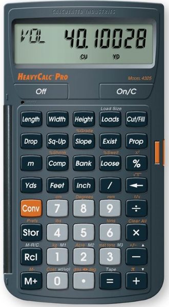 Calculated Industries 4325 HeavyCalc Pro Calculator, Display Type LCD, 11 Digits (7 Normal, 4 Fractions) with full Annunciators, Replaced 4320 (CALCULATEDINDUSTRIES CALCULATEDINDUSTRIES4325)