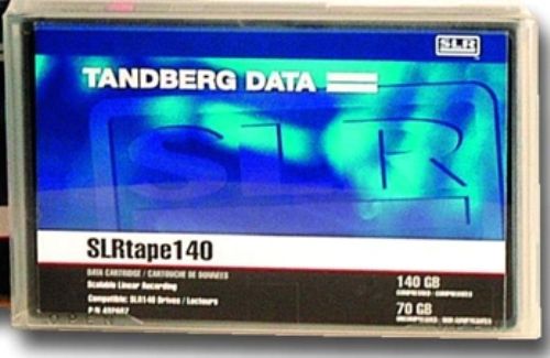 Tandberg 432687 Model SLR140 Data Cartridge, Capacity (Native) 70GB, Capacity (Compressed) 140GB; Tape length 505,9 m; Archival life more than 10 years; Cartridge dimensions: 100 x 150 x 18 mm, UPC 712880326872 (432-687 0043-2687 00432687 0432687)