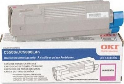 Premium Imaging Products CT43324402 Magenta Toner Cartridge Type C8 Compatible Okidata 43324402 For use with Okidata C5800Ldn, C5650n and C5650dn Printers, Estimated life of 5000 pages at 5% coverage for letter-size paper (CT-43324402 CT 43324402)