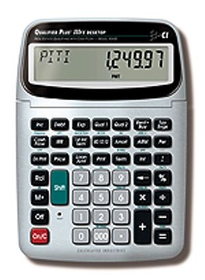 Calculated Industries 43430 Qualifier Plus IIIfx--Desktop,Calculate Combo Loans (80:10:10 and 80:15:05); Bi-Weekly Loans, ARMs  (CALCULATED43430 43430 Calculated Industries-43430 )
