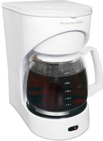 Proctor Silex 43501Y Auto 12 Cup Coffeemaker, Auto pause & serve, Lighted 