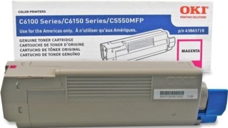 Premium Imaging Products 40035 Magenta Toner Cartridge Compatible Okidata 43865718 For use with Okidata C6150n, C6150dn, C6150dtn, C6150hdn, MC560n and MC560 Printers, Estimated life of 6000 pages at 5% coverage for letter-size paper (40-035 400-35 40 035)