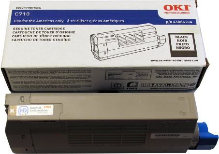 Premium Imaging Products CT43866104 Black Toner Cartridge Compatible Okidata 43866104 For use with Okidata C710n, C710dn and C710dtn Printers, Estimated life of 11000 pages at 5% coverage for letter-size paper (CT-43866104 CT 43866104)
