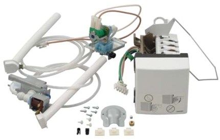 Whirlpool 4396418 Automatic Ice Maker Kit, kit conveniently fits KitchenAid refrigerator model numbers beginning with GB9SH and GB2SH, Ice Maker is also as AMKIT02 (439-6418 439 6418)