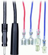 Metra 44-PWEC157 Pwr Antenna 157 Inch Cble/Wiring, Power Atena 157 Inch Extension Cable And Wiring, Will Fit All Applications Calling For Harada Mx22 Or Equivalent, UPC 086429016341 (44PWEC157 44PWC-157 44-PWEC157) 