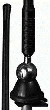 Metra 44-US03R Rubber Antenna 1In Top Side Mount, Top or side mount rubber antenna split ball for 1in/25mm hole, 14in/36mm removable black conductive rubber mast, 54in/137cm cable, This antenna is designed for optimum performance for either am or fm bands, UPC 086429015610 (44US03R 44US0-3R 44-US03R) 
