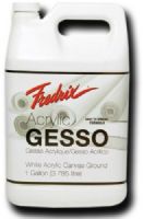 Fredrix 4406 Acrylic Gesso, 1 Gallon; Made from the finest materials available; Choose from a variety of products to suit your particular needs; Dimensions 12" x 7" x 4"; Weight 3 lbs; UPC 081702044066 (FREDRIX4406 FREDRIX 4406 T4406) 