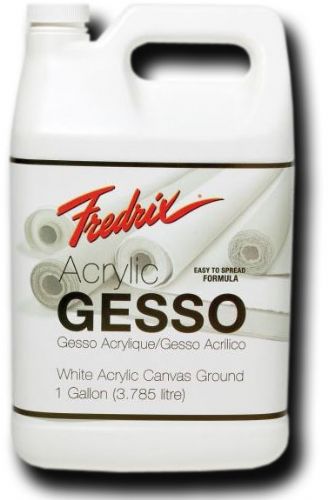 Fredrix 4406 Acrylic Gesso, 1 Gallon; Made from the finest materials available; Choose from a variety of products to suit your particular needs; Dimensions 12