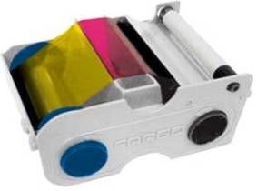 Fargo 44210 YMCKOK Color Ribbon Kit, Fits DTC300 C30 Duplex, 200 Images, Includes cleaning roller, UPC 754563442103 (FARGO44210)
