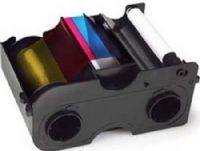 Fargo 44272 YMCKO Half Panel Starter Ribbon Cartridge For use with C30, C30e and DTC300 Card Printers, Dye Sublimation Print Technology, 350 Page Yield, Includes Black, yellow, cyan and magenta, UPC 754563442721 (44-272 442-72 044272) 