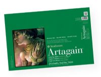 Strathmore 445-12 Artagain-400 Series 12" x 18" Assorted Tints Glue Bound Pad; A fiber-enhanced paper ideally suited for soft pastels and charcoal; Contains 30% post-consumer fiber; 60 lb; Acid-free; Shipping Weight 1.64 lb; Shipping Dimensions 12.00 x 18.00 x 0.25 in; UPC 012017445125 (STRATHMORE44512 STRATHMORE-44512 ARTAGAIN-400-SERIES-445-12 STRATHMORE/44512 44512 ARTWORK) 