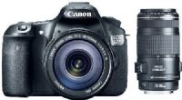 Canon 4460B004L2-KIT EOS 60D EF-S 18-135mm Digital Camera with EF 70-300mm f/4-5.6 IS USM Telephoto Zoom Lens, Vari-angle 3.0-inch Clear View LCD monitor, 18.0 Megapixel CMOS sensor and DIGIC 4 Imaging Processor for high image quality and speed, 5.3 fps continuous shooting up to approx. 58 Large/JPEGs and 16 RAW, UPC 837654978153 (4460B004L2KIT 4460B004-L2-KIT 4460B004-L2KIT 4460B004 L2-KIT) 