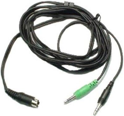 Plantronics 44877-02 Audio Video Cable-Mini-Phone, Designed For MX10 Universal Audio Processor, UPC 017229117877 (4487702 44877 02 4487-702 448-7702)