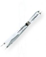 Alvin 450 Lightweight Duraluminum 7.5" Proportional Divider; Graduations for lines and circles; Adjustable; Replaceable steel needle points; Size 7.5"; Shipping Dimensions 8.5" x 1.5" x 0.75"; Shipping Weight 0.25 lbs; UPC 088354005452 (450 4-50 45-0 ALVIN450 ALVIN-450 ALVIN-4-50) 
