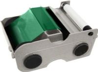 Fargo 45104 Green Ribbon Cartridge For use with DTC1000, DTC4000, DTC400 and DTC400e Card Printers, Dye Sublimation/Thermal Transfer Print Technology, 1000 Page Print Yield, UPC 754563451044 (45-104 451-0 045104) 