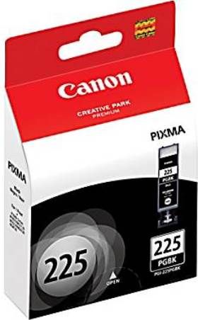 Canon 4530B001 Model PGI-225BK Black Ink Tank for use with Canon MG8120, MG8120B, PIXMA MG5120, MG5220, MG5320, MG6120, MG6220, MG8120, MG8120B, MG8220, MX712, MX882, MX892, iP4820, iP4920 and iX6520 Printers, New Genuine Original OEM Canon Brand, UPC 013803124262 (4553-B001 4553 B001 4553B-001 4553B 001 PGI225BK PGI 225BK PGI-225)