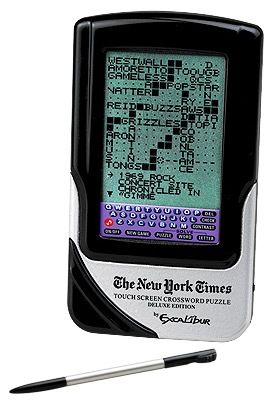 Crossword Edition York 15 Deluxe Held Puzzle Excalibur 455-3 Hand Times for sale online 