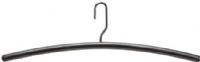 Safco 4603BL Impromptu Garment Hangers, Black, 12 Hangers for use with 4601 Impromptu Garment Rack, Powder Coat Paint/Finish, GREENGUARD (4603-BL 4603B 4603 BL) 
