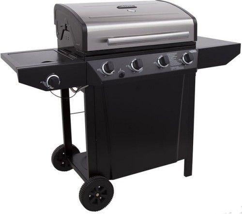 Char-broil 461442114 Thermos C45g 4 Burner Gas Grill With Side Burner 