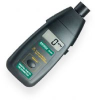 Extech 461893 Photo Tachometer; Non-contact measurements from 5 to 99999 rpm; 2 to 6 inches measurement distance (depending on ambient light); Large 5 digit LCD display is easy to read; Built-in memory recalls Last/Max/Min value stored; Auto-ranging with 0.05 percent accuracy; Make non-contact rpm measurements of rotating objects; Use reflective tape on object to be measured and point the integral laser; UPC: 793950468937 (EXTECH461893 EXTECH 461893 TACHOMETER) 