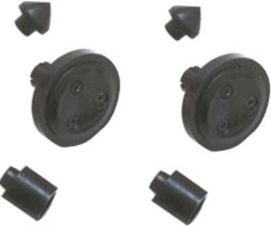Extech 461990 Set of Spare Contact Wheels (2 sets of 3) For use with 461895 Combination Contact/Photo Tachometer, Two sets of three: cone tip, flat tip and roller wheel, UPC 793950461990 (461-990 461 990)