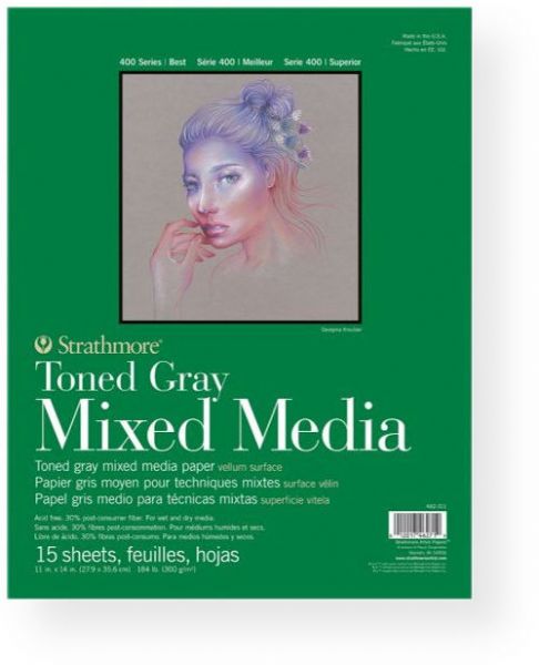 Strathmore 462-311 Grey Mixed Media 11