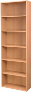 O'Sullivan 46606 Six Shelf Bookcase, Juno Alder Finish, Alternative to OSullivan 41476 (OSULLIVAN 46-606 OSU46606)